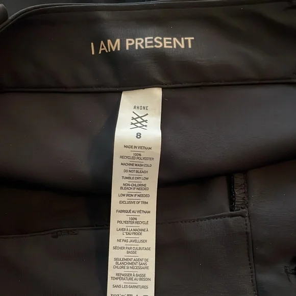 NWT RHÔNE Black Dress Shorts with Front Seams and Pockets - Picture 6 of 6